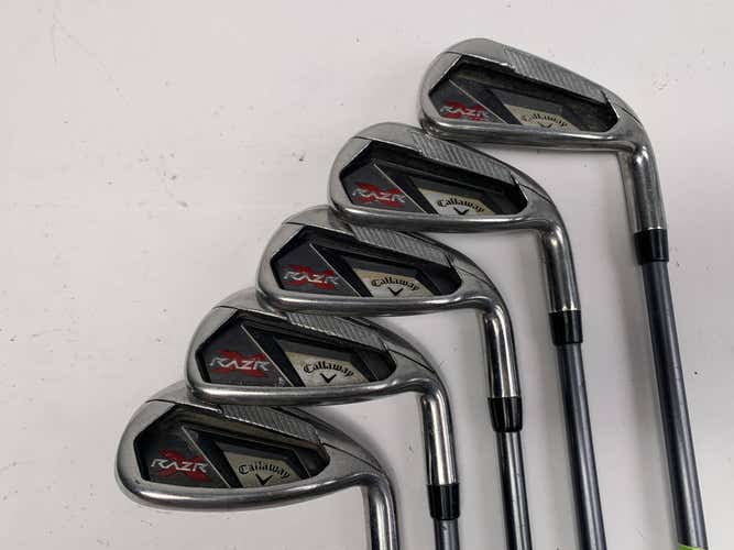 Callaway Razr X Iron Set 7-PW+SW 55g Ladies Graphite Womens RH Undersize Grips