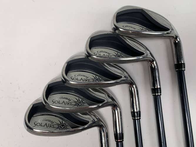 Callaway Solaire Iron Set 8-PW+AW+SW 50g Ladies Graphite Womens RH