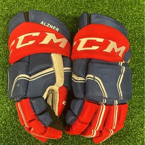 CCM Player-used Alzner Pro HG QL 14" Hockey Gloves