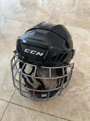 CCM 50 Helmet with cage Small Black