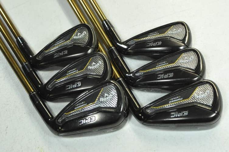 Callaway Epic Star Forged 5-PW Iron Set RH Regular Flex Attas Graphite # 180218