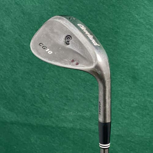 Cleveland CG10 CMM Black 52° Gap Wedge Dynamic Gold Smoked Steel Wedge Flex