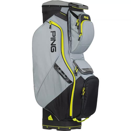 NEW 2023 Ping Traverse 14-Way Iron Grey/Black/Neon Yellow Cart Golf Bag