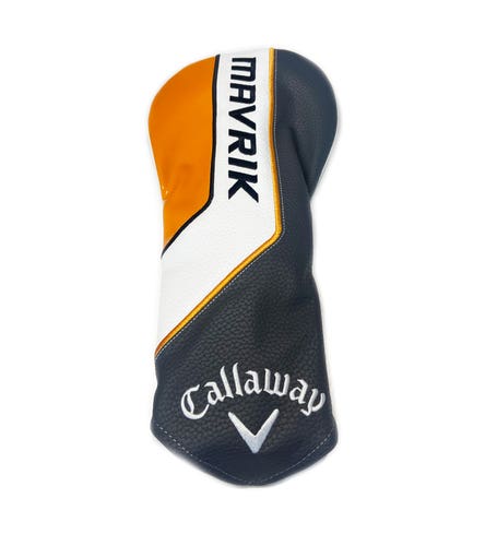 NEW Callaway Golf Mavrik Orange/White/Grey Driver Headcover