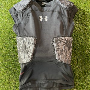 Used - Under Armour football padded under shirt Youth small
