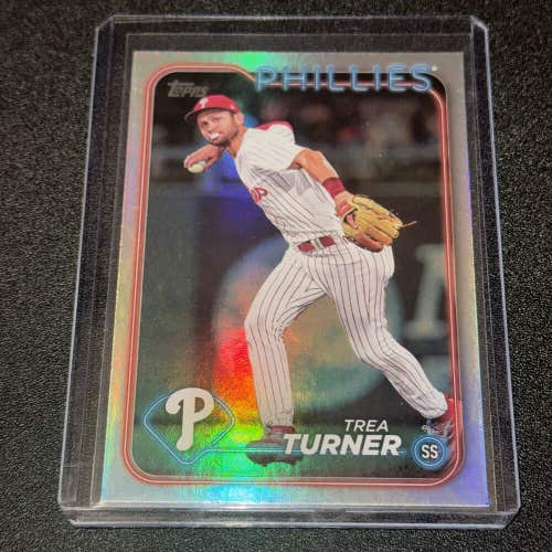 Trea Turner Philadelphia Phillies 2024 MLB Topps Series 2 Rainbow Foil Base #352