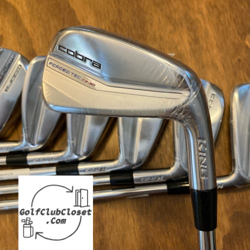 Brand New Cobra Forged Tec 2022 One Length Iron Set / 5-GW Stiff Flex Steel 37”