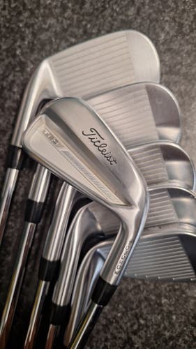 Used Titleist T150 Iron Set, TT S400 Steel Shaft