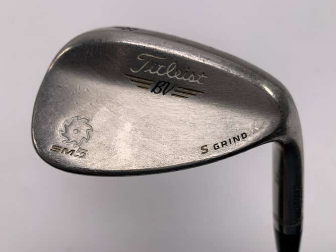 Titleist Vokey SM5 Gold Nickel Lob Wedge LW 58* 7 Bounce Wedge Steel Mens RH