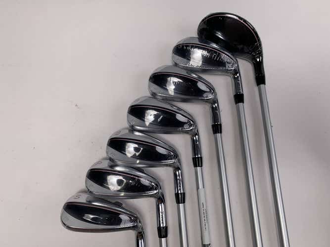 Cobra 2023 T-Rail Combo Iron Set 5-PW+SW UltraLite 45g Ladies Graphite Womens RH