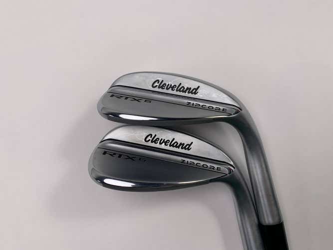 Cleveland RTX 6 ZipCore Tour Satin Wedge Set 56* 10 | 60* 10 DG Spinner Tour RH