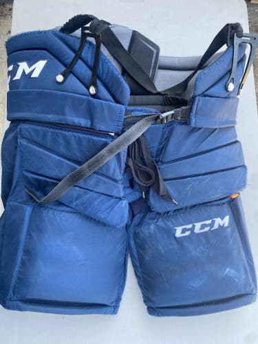 CCM PREMIER LE Pro Stock Goalie Pants XL BLUE 91320