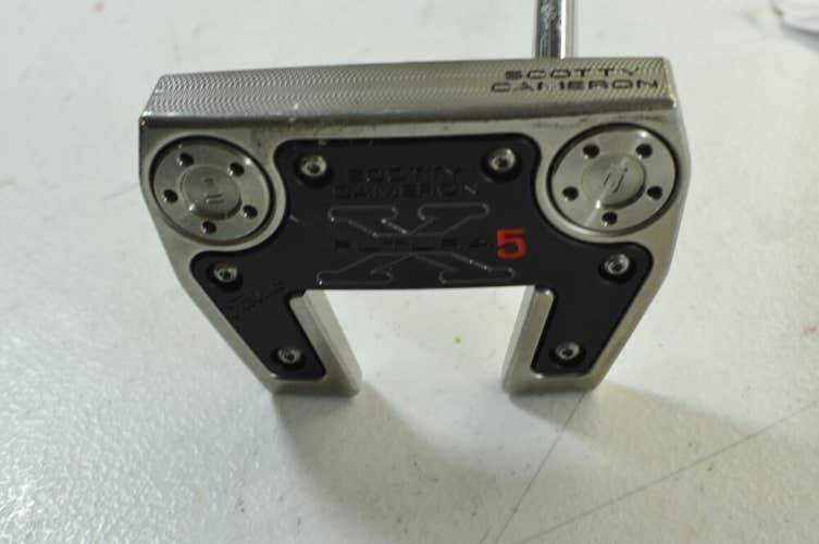 Titleist 2015 Scotty Cameron Futura X5 36" Putter RH Steel Garsen Grip  # 179608