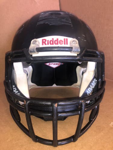 USED RIDDELL SPEED ADULT HELMET - LARGE - FLAT BLACK