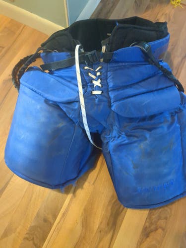 Used Senior Large Vaughn Velocity VE8 Hockey Goalie Pants Pro Stock