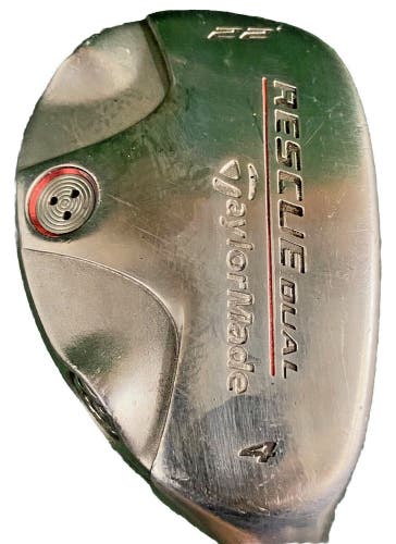 TaylorMade Rescue Dual 4 Hybrid 22* RH Men's Regular Steel 39.5" Nice Grip