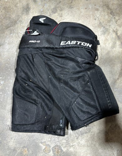 Black Used Junior Small Easton PRO10 Hockey Pants