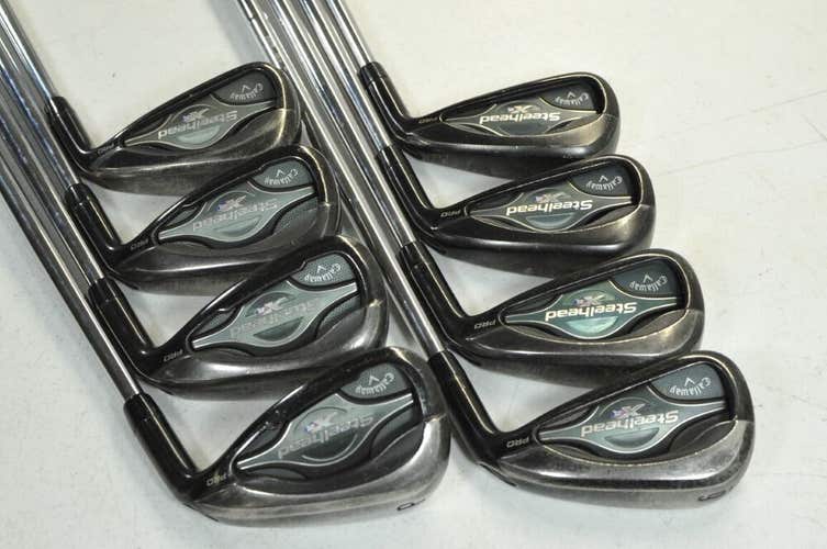 Callaway XR Pro 3-PW Iron Set Right Stiff Flex DG SL S300 Steel # 180402