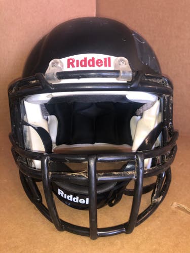 USED RIDDELL SPEED ADULT HELMET - MEDIUM - FLAT BLACK