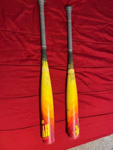 Easton Hype Fire Two Bat Combo Deal 30/20 -10 Game Bat and Cage Bat