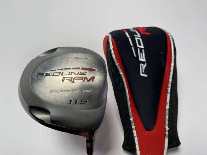 Adams Redline RPM Driver 11.5* Aldila NVS Orange 55g Regular Graphite Mens RH HC