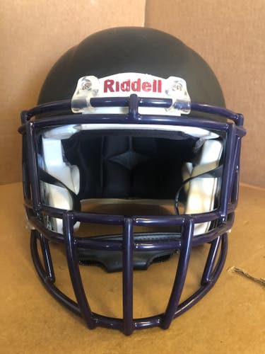 USED RIDDELL SPEED ADULT HELMET - MEDIUM - FLAT BLACK