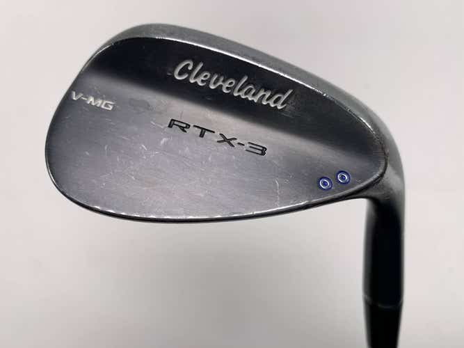 Cleveland RTX 3 Black Satin Lob Wedge LW 60* 9 True Temper Dynamic Gold RH