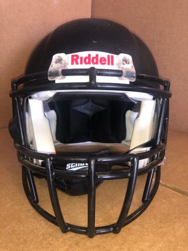 USED RIDDELL SPEED ADULT HELMET - MEDIUM - FLAT BLACK