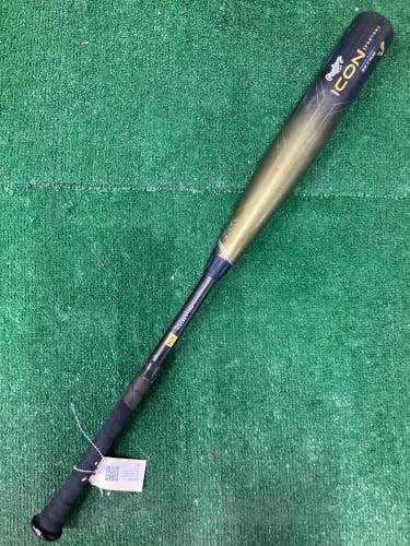 Used 2023 Rawlings Icon Bat BBCOR Certified (-3) Composite 30 oz 33"