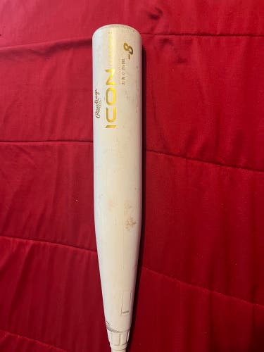 Used Rawlings USSSA Certified (-8) 23 oz 31" Icon Bat