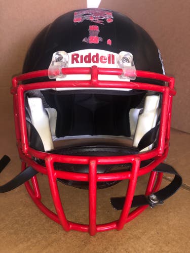 USED RIDDELL SPEED ADULT HELMET - LARGE - FLAT BLACK