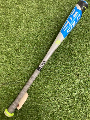 Used 2018 Louisville Slugger Solo 618 Bat USABat Certified (-11) Alloy 17 oz 28"