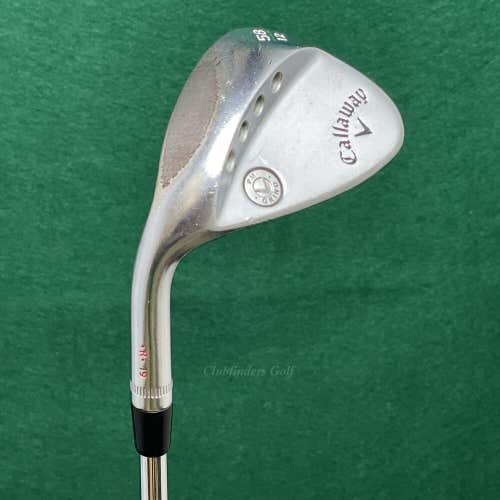 LH Callaway PM Grind 19 Chrome 58-12 58° Lob Wedge KBS Hi-REV 2.0 115 Regular