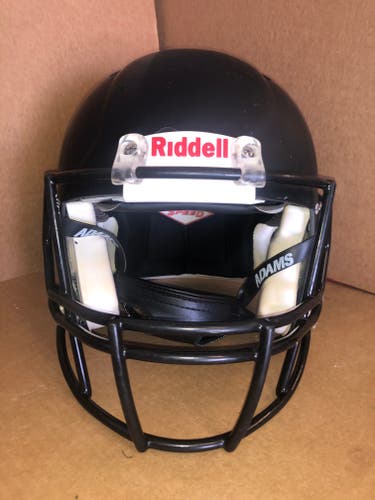 USED RIDDELL SPEED ADULT HELMET - LARGE - FLAT BLACK