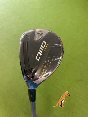 New LH TaylorMade Qi10 Max 4 Hybrid 23* Speeder NX Graphite Regular