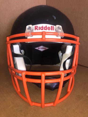 USED RIDDELL SPEED ADULT HELMET - LARGE - FLAT BLACK