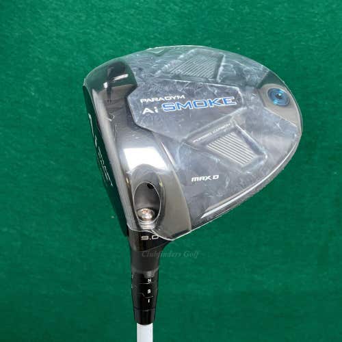 NEW LH Callaway Paradym Ai Smoke Max D 9° Driver Air Speeder 45 Stiff w/HC