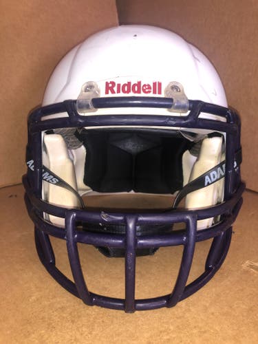 USED RIDDELL SPEED ADULT HELMET - MEDIUM - METALLIC WHITE