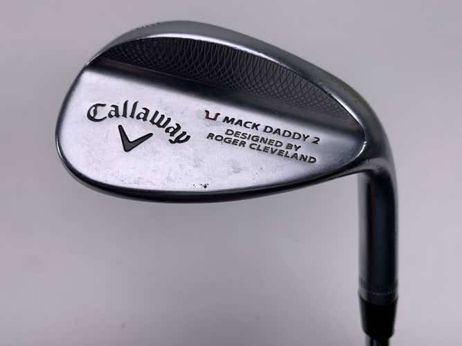 Callaway Mack Daddy 2 Chrome Wedge 58* 14 C-Grind True Temper DG Wedge Steel RH