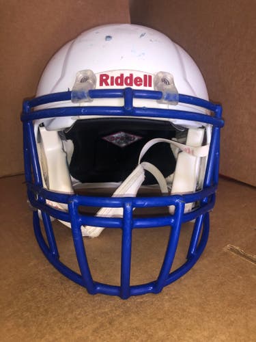 USED RIDDELL SPEED ADULT HELMET - MEDIUM - METALLIC WHITE