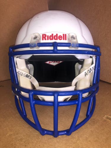 USED RIDDELL SPEED ADULT HELMET - MEDIUM - METALLIC WHITE