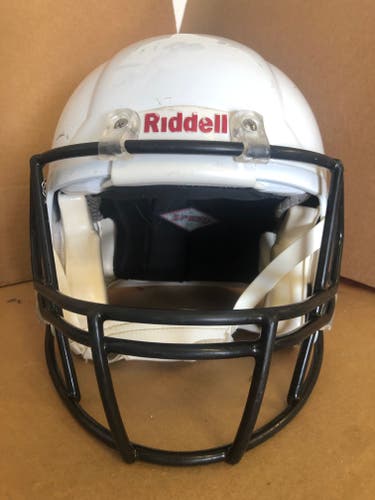 USED RIDDELL SPEED ADULT HELMET - MEDIUM - METALLIC WHITE