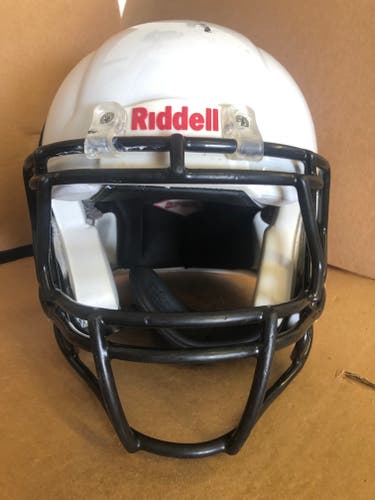 USED RIDDELL SPEED ADULT HELMET - MEDIUM - METALLIC WHITE