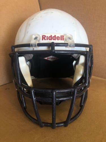 USED RIDDELL SPEED ADULT HELMET - XL - METALLIC WHITE