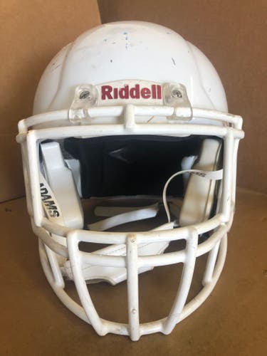 USED RIDDELL SPEED ADULT HELMET - LARGE - METALLIC WHITE