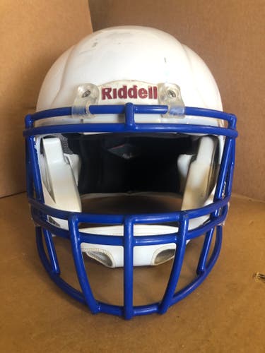 USED RIDDELL SPEED ADULT HELMET - LARGE - METALLIC WHITE