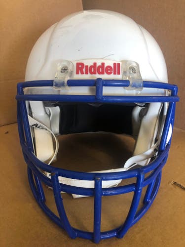 USED RIDDELL SPEED ADULT HELMET - LARGE - METALLIC WHITE