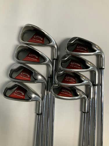 Used Callaway Big Bertha 4i-sw Uniflex Graphite Shaft Iron Sets