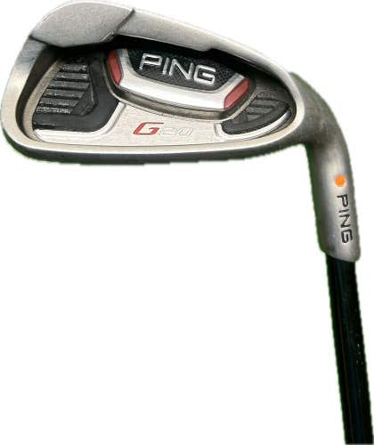 Ladies Ping G20 Orange Dot 9 Iron TFC 72 Graphite Shaft RH 34”L -1