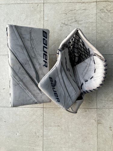 Bauer Vapor X5 pro glove and blocker